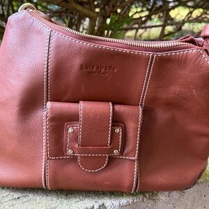 Kate Spade Brown Leather Shoulder Bag